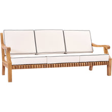 Teak Wood Castle Deep Seating Sofa with Cushions