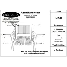 Teak Wood Castle Deep Seating Patio Lounge Chair with Cushions