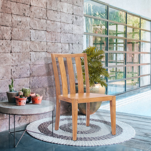 Teak Wood Boston Side Chair