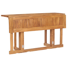 Teak Wood Hatteras Rectangular Folding Table, 56 x 28 Inch