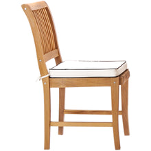 7 Piece Teak Wood Castle 63" Rectangular Medium Bistro Dining Set with 2 Arm Chairs & 4 Side Chairs