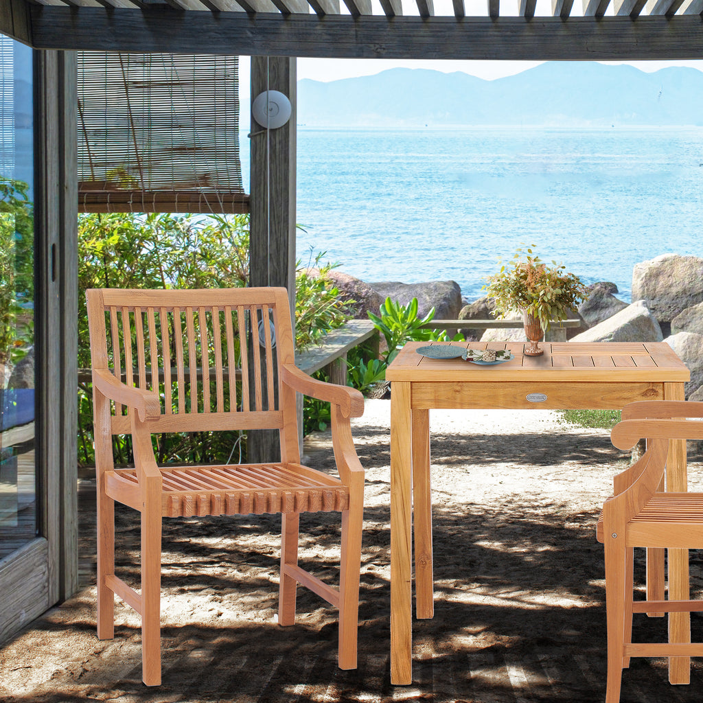 Teak Wood Castle Arm Chair by Chic Teak only $436.20