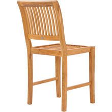Teak Wood Castle Counter Stool