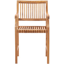 Teak Wood Castle Counter Stool