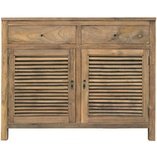 Recycled Teak Wood Tarragona Bathroom Linen Cabinet with 2 Doors & 2 Drawers