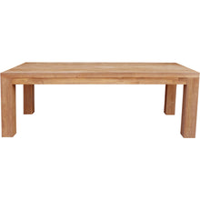Recycled Teak Wood Marbella Rectangular Dining Table, 71 Inch