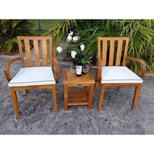 Teak Wood Boston Arm Chair - Chic Teak