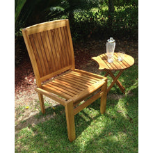 Teak Wood Belize Stacking Side Chair - Chic Teak