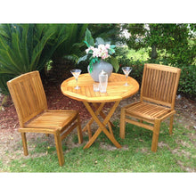 Teak Wood Belize Stacking Side Chair - Chic Teak