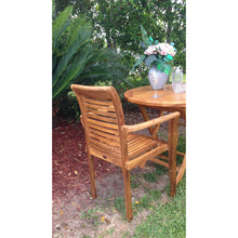 Teak Wood Rio Stacking Chair - Chic Teak