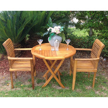 Teak Wood Rio Stacking Chair - Chic Teak