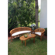 Cushion For Triple Peanut Bench - Chic Teak