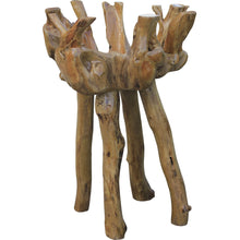 Teak Wood Root Bar Table Including 47 Inch Glass Top - Chic Teak