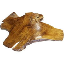 Teak Wood Slab Rustic Bar Table - Chic Teak