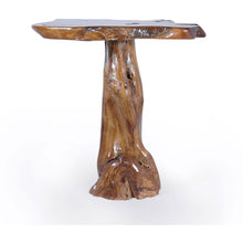 Teak Wood Slab Rustic Bar Table - Chic Teak