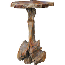 Teak Wood Slab Rustic Bar Table - Chic Teak