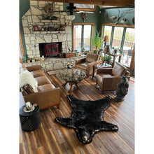 Teak Wood Root Coffee Table Including 43 Inch Round Glass Top