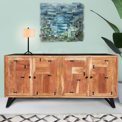 Everglades Recycled Acacia Wood Side Board