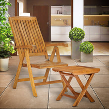 Teak Wood Miami Reclining Chair