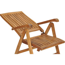 Teak Wood Miami Reclining Chair