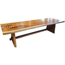 Suar Live Edge Unique Slab Dining Table 98" Long (choice of table tops) - Chic Teak