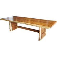 Suar Live Edge Unique Slab Dining Table 98" Long (choice of table tops) - Chic Teak