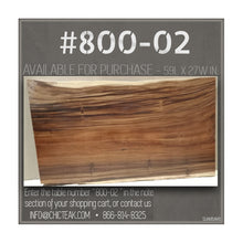 Suar Live Edge Slab Freestanding Bar with Shelf, 59 Inch (choice of table tops)