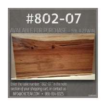 Suar Live Edge Slab Freestanding Bar with Shelf, 59 Inch (choice of table tops)