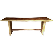Suar Live Edge Unique Slab Bar Table, 118" - Chic Teak