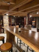 Suar Live Edge Unique Slab Bar Table, 59 inch (choice of table tops)