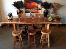 Suar Live Edge Unique Slab Bar Table, 59 inch (choice of table tops)