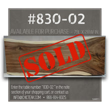 Suar Live Edge Unique Slab Bar Table, 79 Inch (choice of table tops)