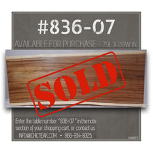 Suar Live Edge Unique Slab Bar Table, 79 Inch (choice of table tops)