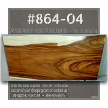 Suar Live Edge Unique Slab Bar Table, 59 inch (choice of table tops)