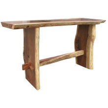 Suar Live Edge Unique Slab Bar Table, 59 inch (choice of table tops)