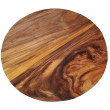 Suar Live Edge Round Coffee Table - 40" - Chic Teak