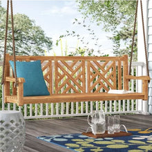 Teak Wood Chippendale Triple Swing - Chic Teak