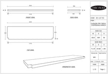 Cushion For Chippendale Triple Bench or Swing and Triple-O Bench