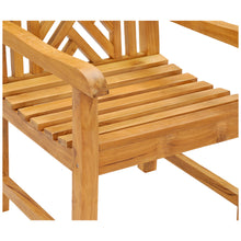 Teak Wood Chippendale Arm Chair