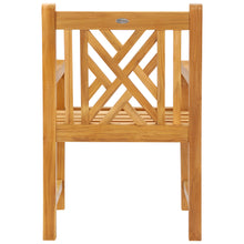 Teak Wood Chippendale Arm Chair