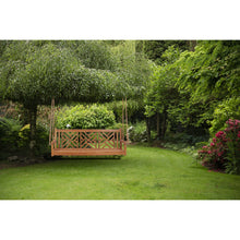 Teak Wood Chippendale Triple Swing