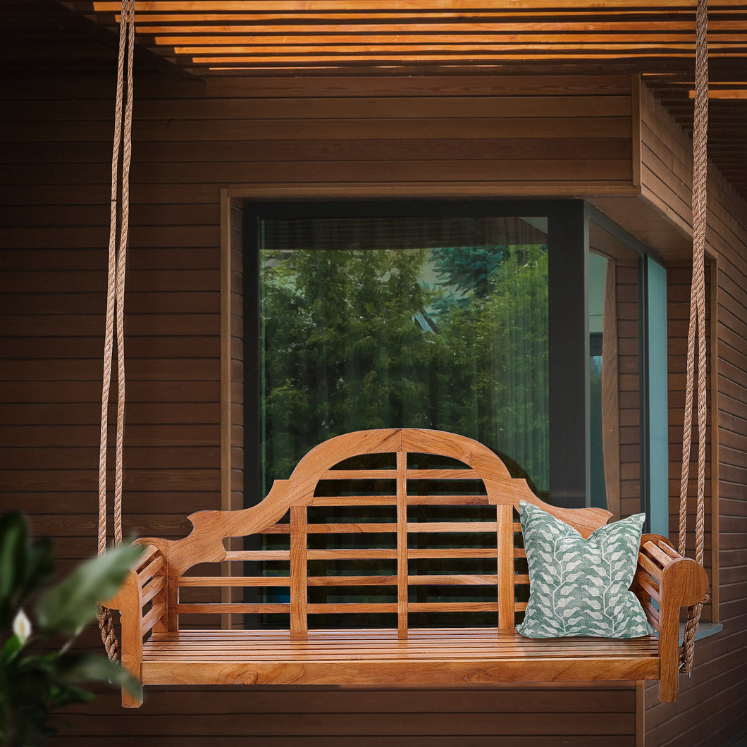 Teak Wood Lutyens Double Swing