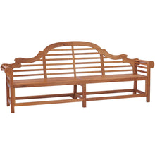 Teak Wood Lutyens Quadruple Bench, 8 Foot