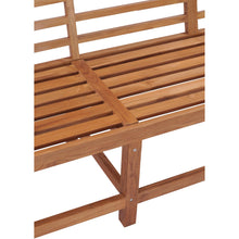 Teak Wood Lutyens Quadruple Bench, 8 Foot