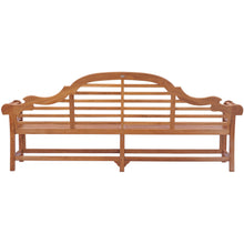 Teak Wood Lutyens Quadruple Bench, 8 Foot