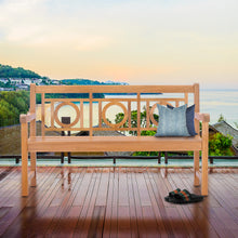 Teak Wood Double-O Bench, 5 Foot