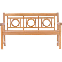 Teak Wood Double-O Bench, 5 Foot