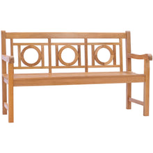 Teak Wood Double-O Bench, 5 Foot