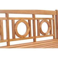 Teak Wood Double-O Bench, 5 Foot