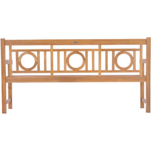 Teak Wood Triple-O Bench, 6 Foot
